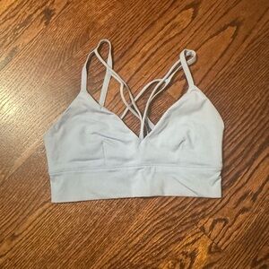 ALO Yoga Blue Strappy Bra